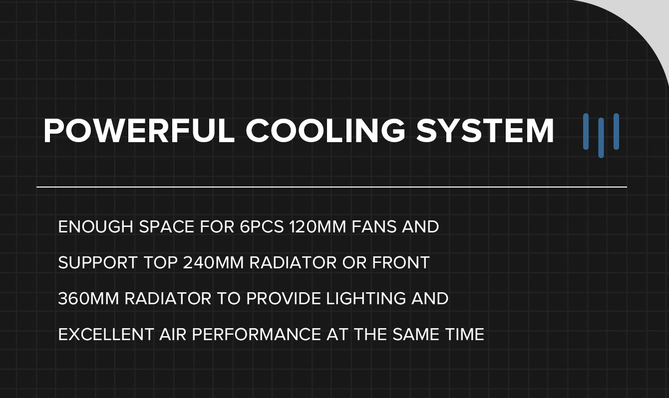 Edge Black Gaming Computer Case